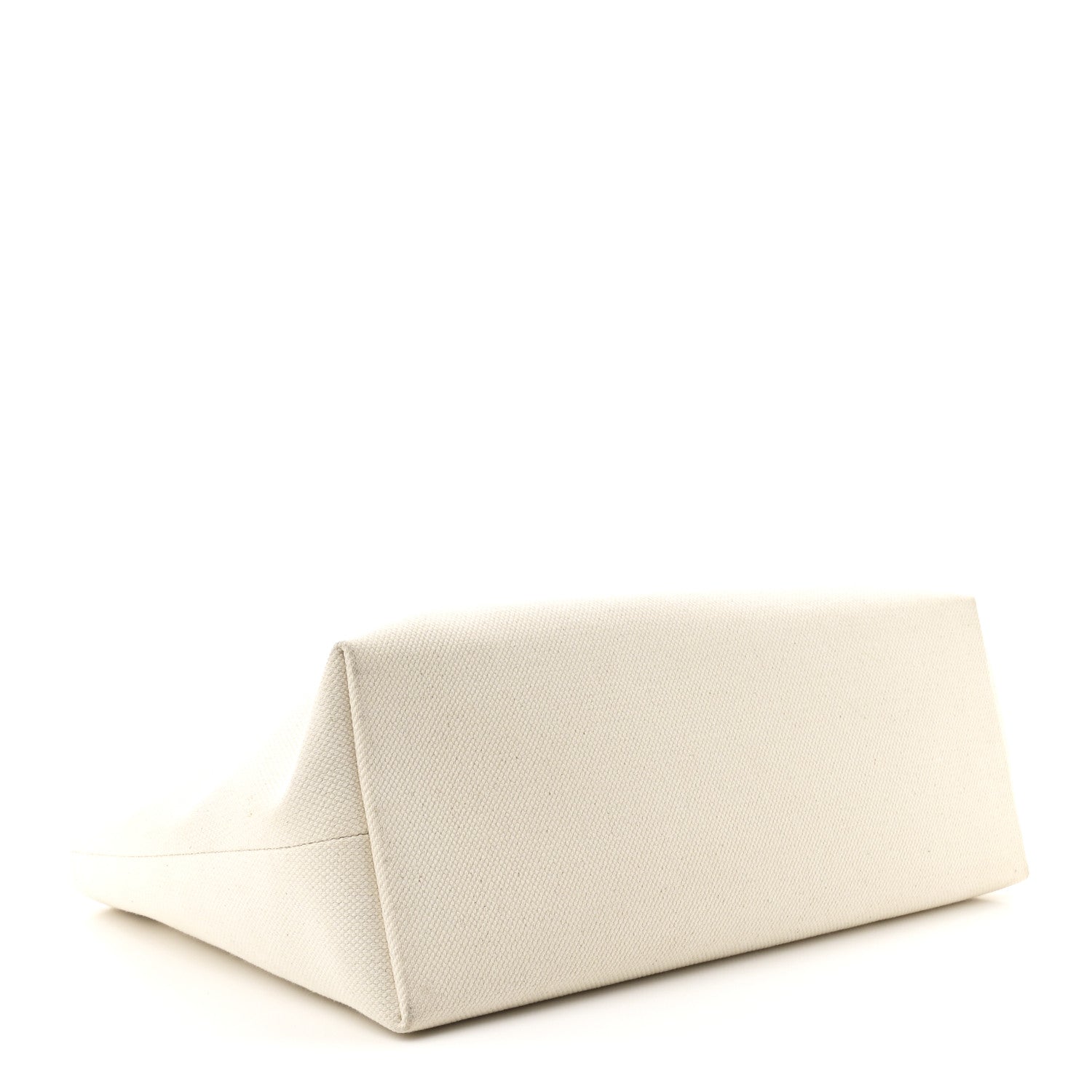 Celine Canvas Calfskin Horizontal Cabas Natural Tan 4 of 11