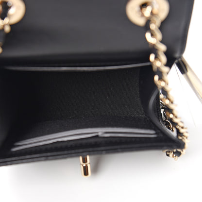 Chanel Lambskin Quilted Mini Trendy CC Chain Wallet Black 4 of 10