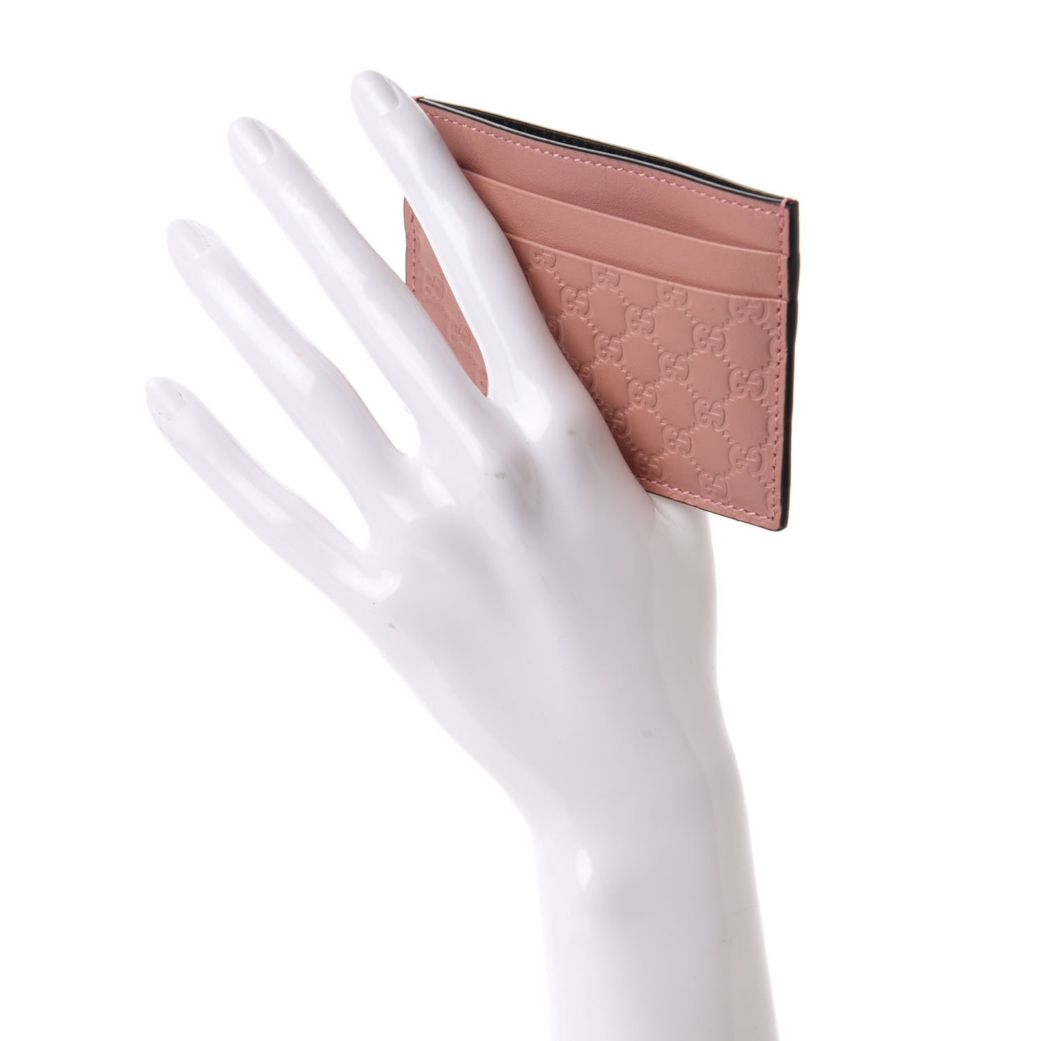Gucci Microguccissima Card Holder Soft Pink 2 of 7