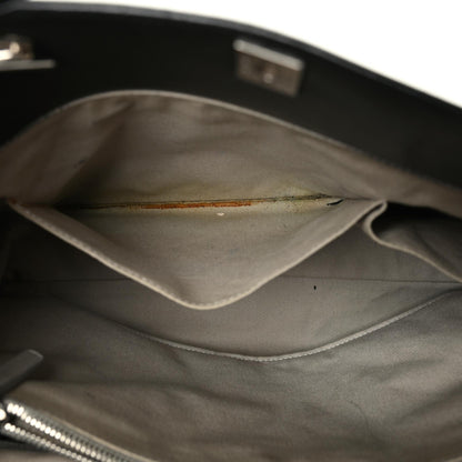 Chanel Aged Calfskin Quilted Be CC Tote Black 6 of 12