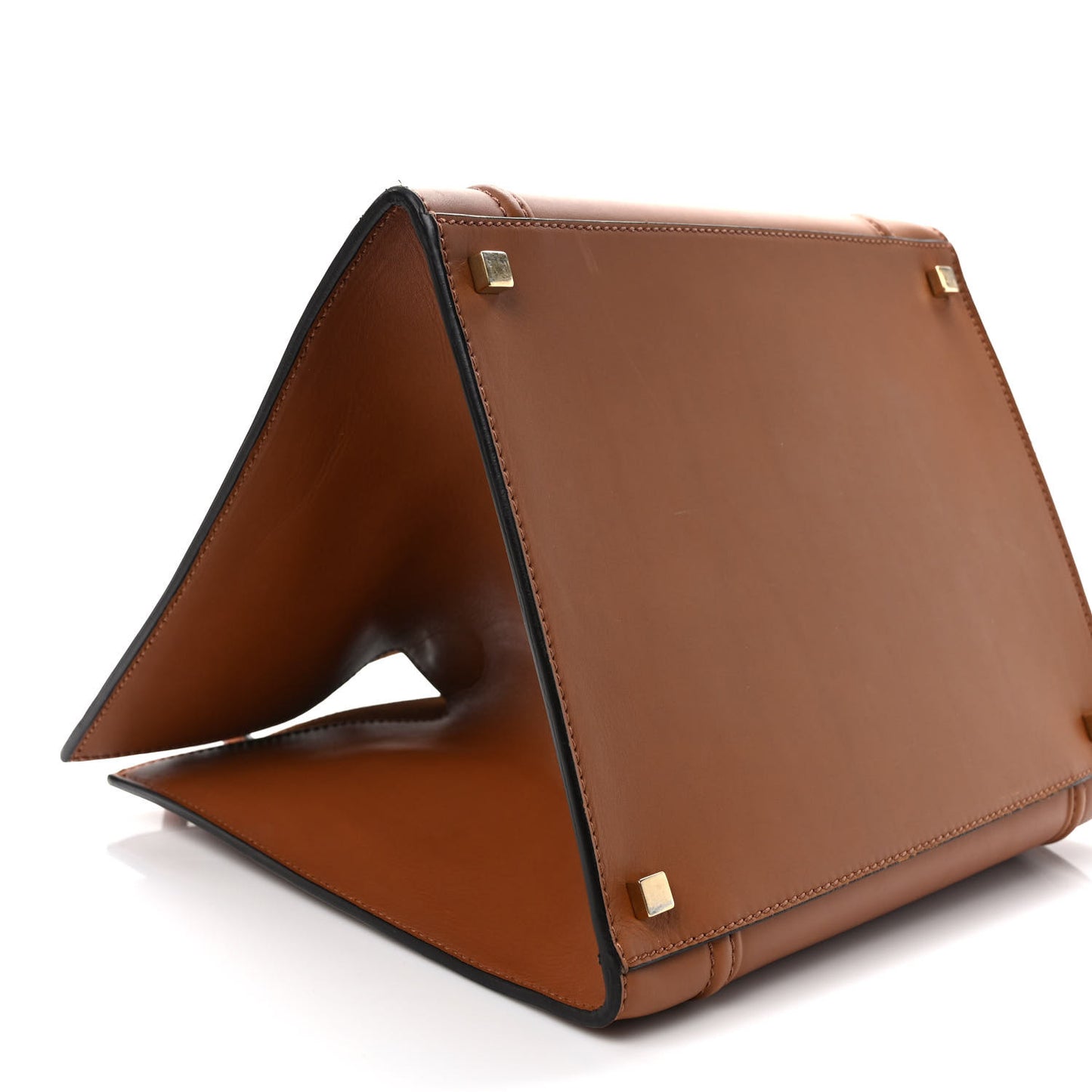 Natural Calfskin Medium Phantom Luggage Tan