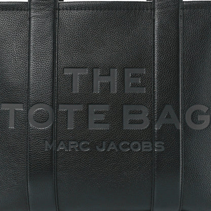 Marc Jacobs Grained Calfskin Large The Tote Bag Black 10 of 13