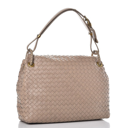 Bottega Veneta Nappa Intrecciato Flap Shoulder Bag Limo 3 of 8
