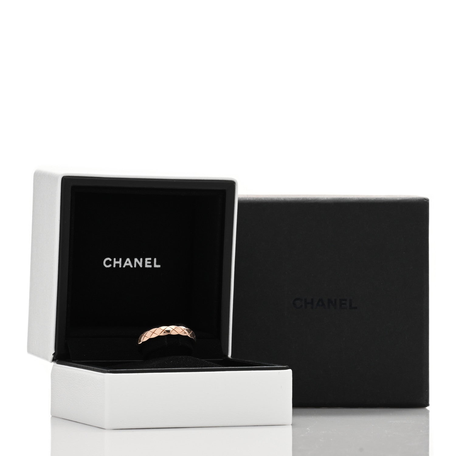 Chanel 18K Beige Gold Mini Coco Crush Ring 52 6 5 of 5