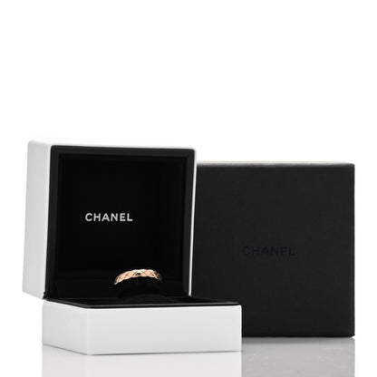 Chanel 18K Beige Gold Mini Coco Crush Ring 52 6 5 of 5