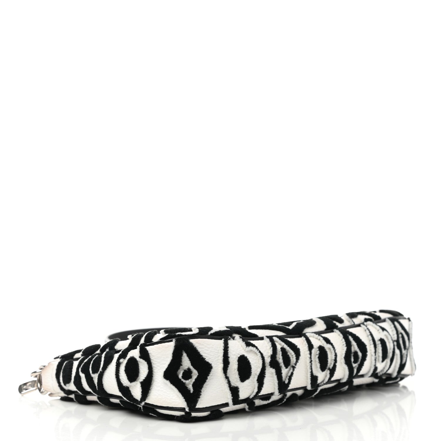 Louis Vuitton X UF Tufted Monogram Pochette Accessories White Black 4 of 12