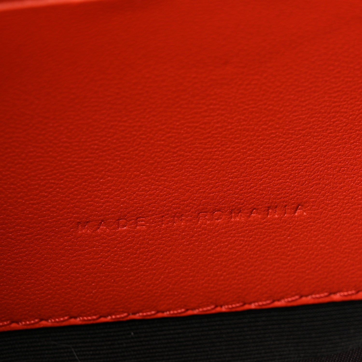 Versace Nappa Quilted Tribute Icon Pouch Dark Orange 7 of 12