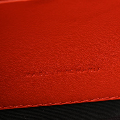 Versace Nappa Quilted Tribute Icon Pouch Dark Orange 7 of 12