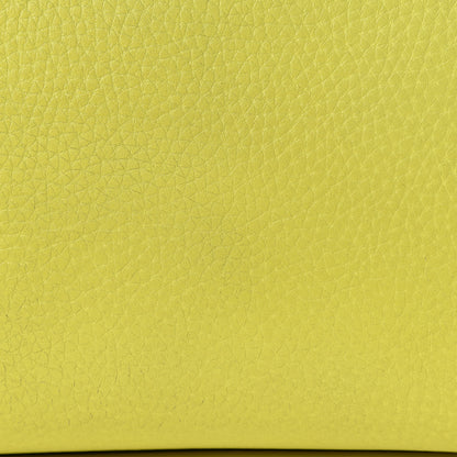 Burberry Signature Grain Small Burleigh Crossbody Bag Neon Yellow 13 of 18