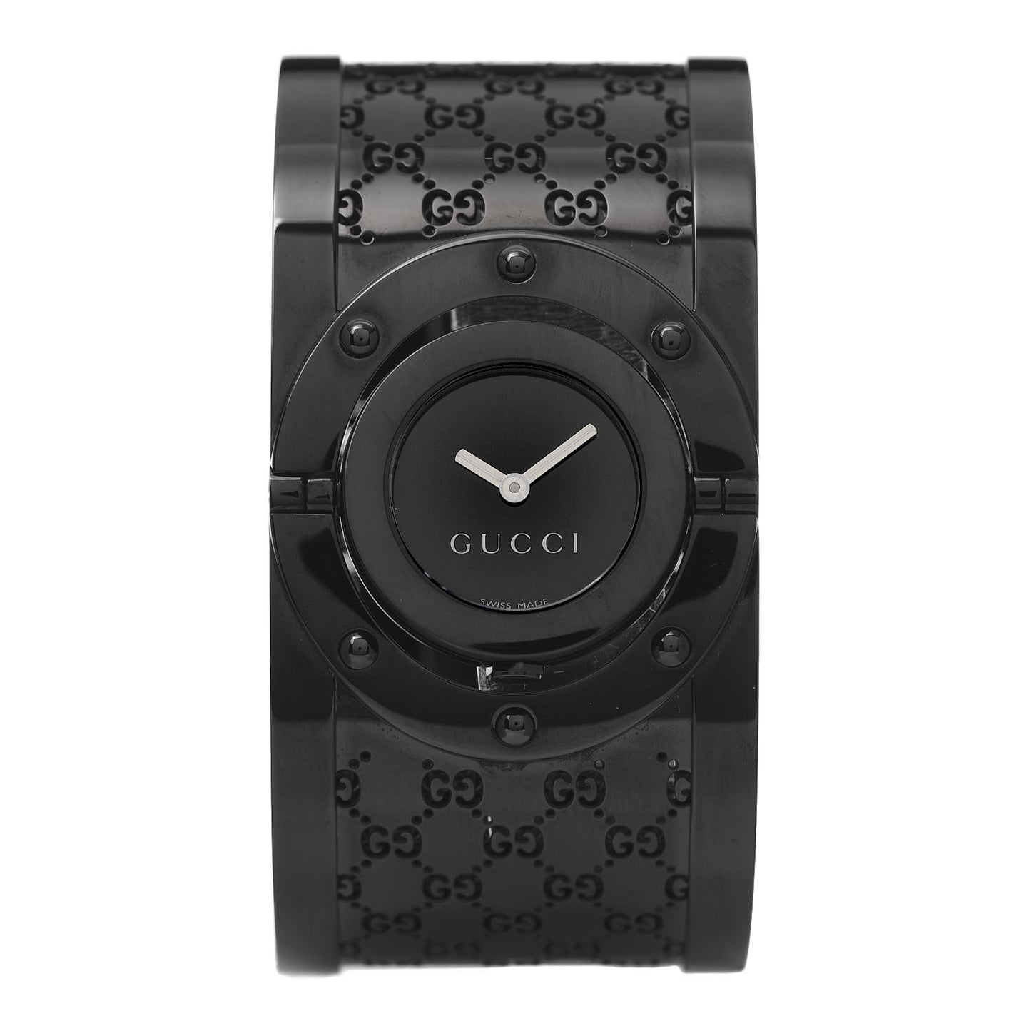 PVD Stainless Steel 33mm Twirl Quartz Watch Black