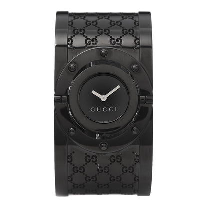 Gucci PVD Stainless Steel 33mm Twirl Quartz Watch Black 1 of 7