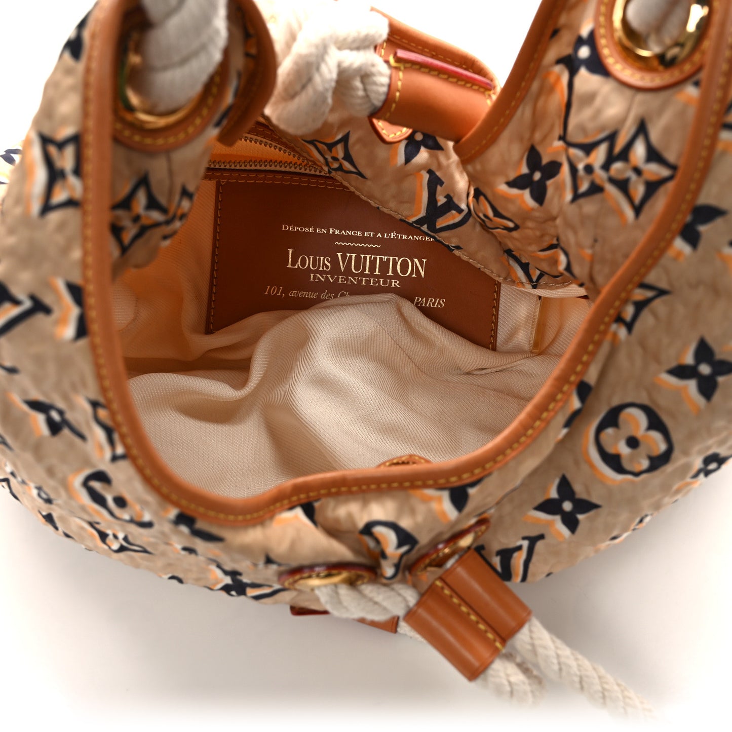Canvas Monogram Cruise Bulles MM Natural