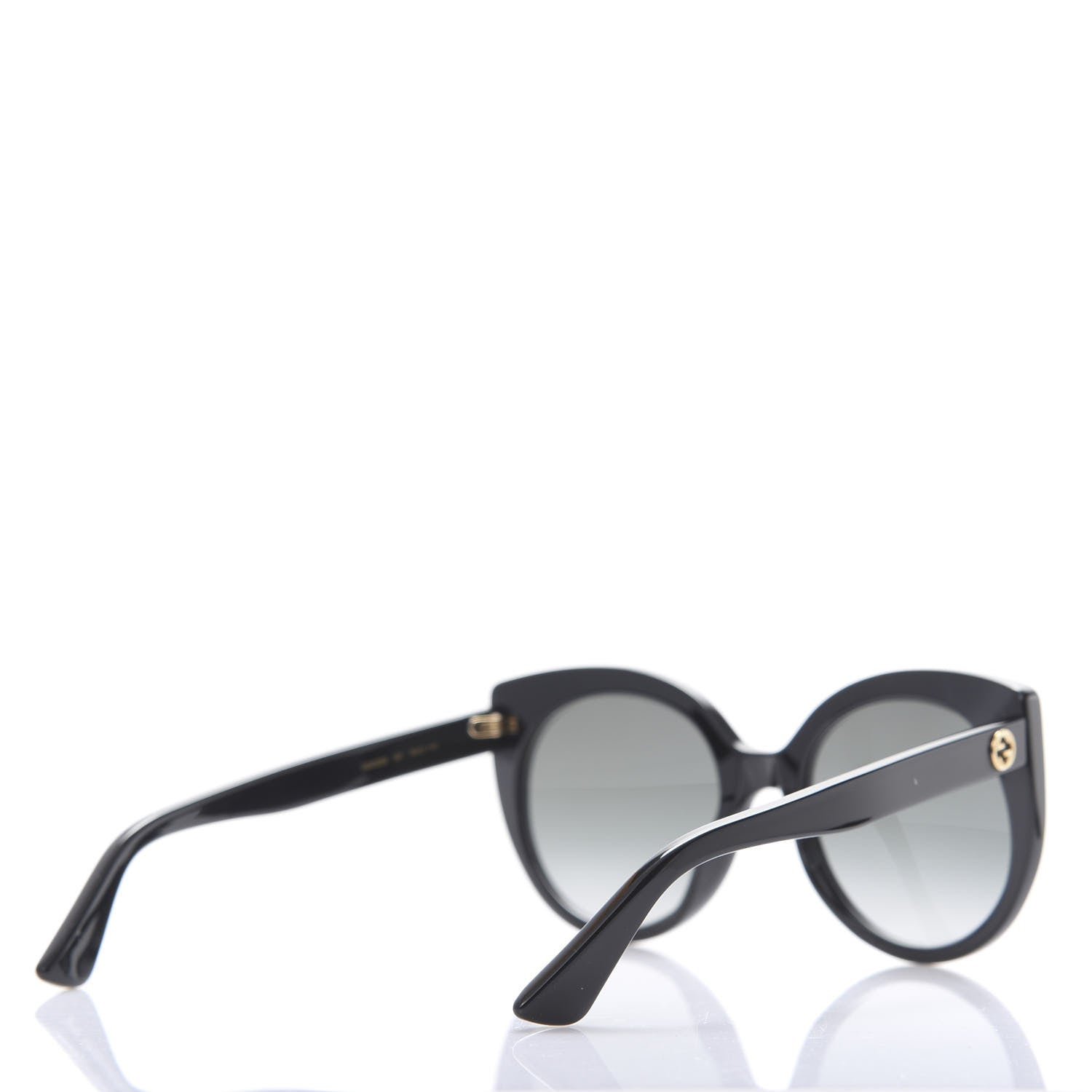 Gucci Acetate Cat Eye Sunglasses GG 0325S Black 4 of 8