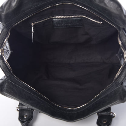 Balenciaga Agneau Giant Brogues Hardware Mid Day Black 7 of 18