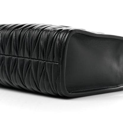 Miu Miu Nappa Matelasse Tote Bag Black 8 of 8