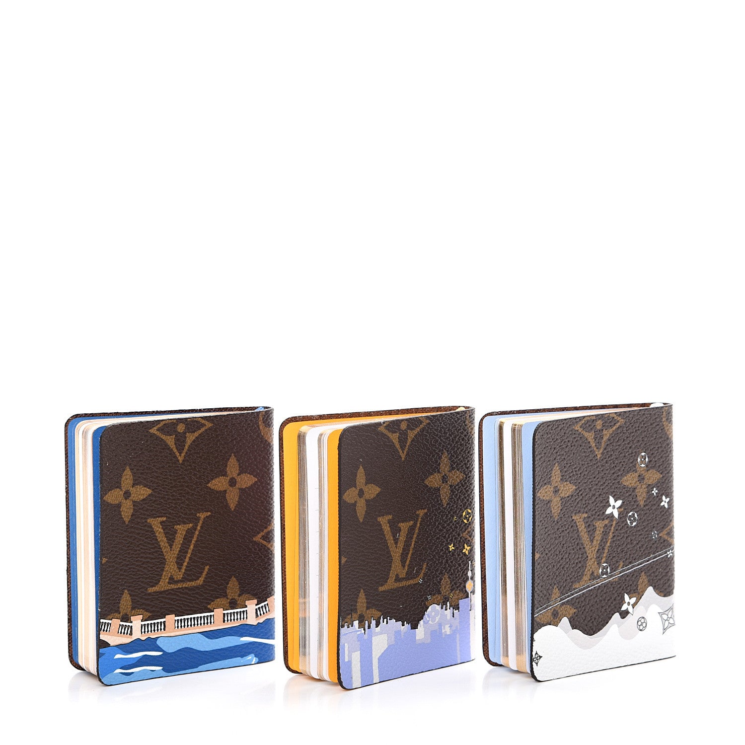 Louis Vuitton Monogram 2019 Christmas Animation Set of 3 Mini Jules Notebooks 2 of 5