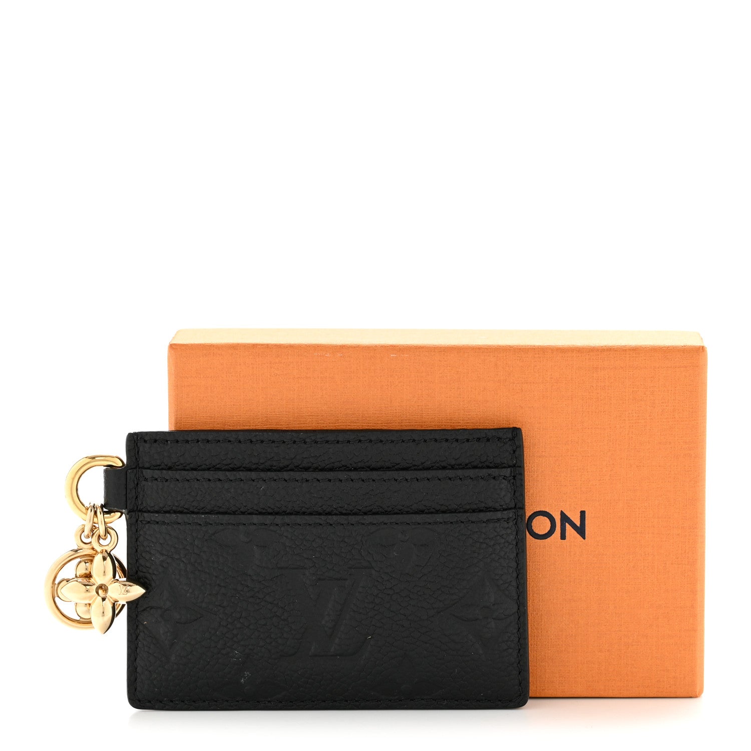 Louis Vuitton Empreinte Monogram LV Charms Card Holder Black 8 of 8