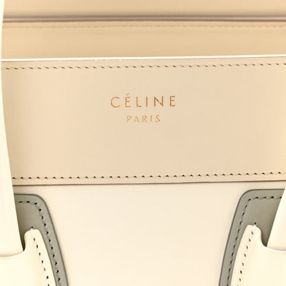 Celine Shiny Smooth Calfskin Micro Tri-Color Luggage Natural 6 of 11