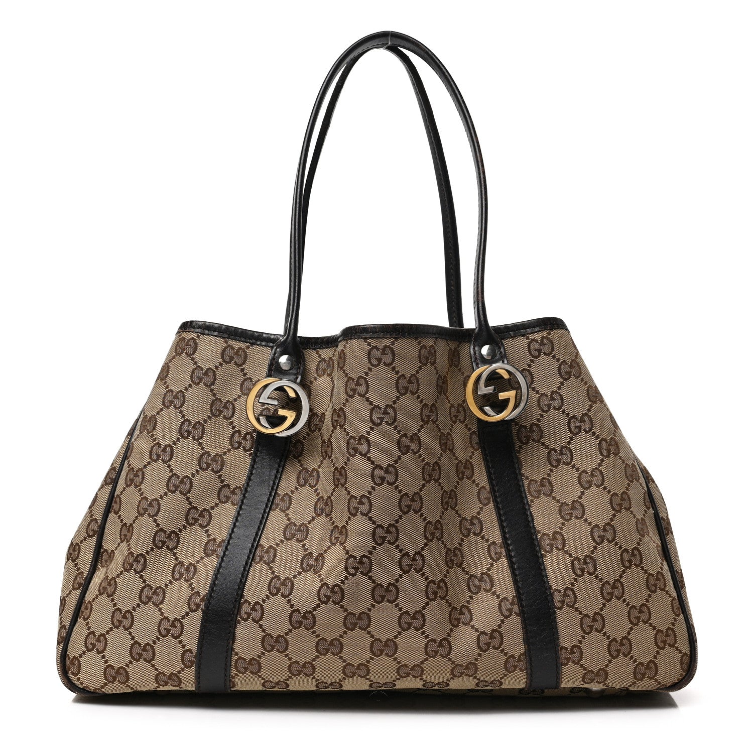 Gucci Monogram Medium Twins Tote Black 1 of 10