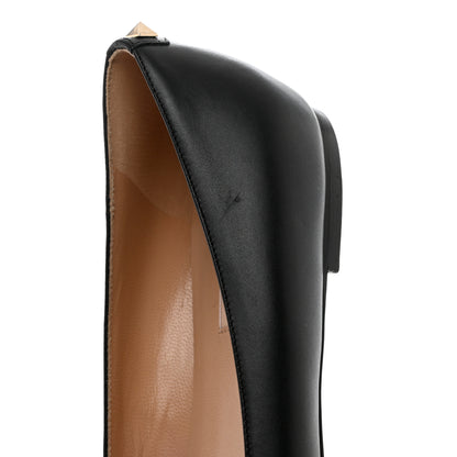 Valentino Garavani Nappa Rockstud Pointy Toe Ballerina Flats 38.5 Black 10 of 11