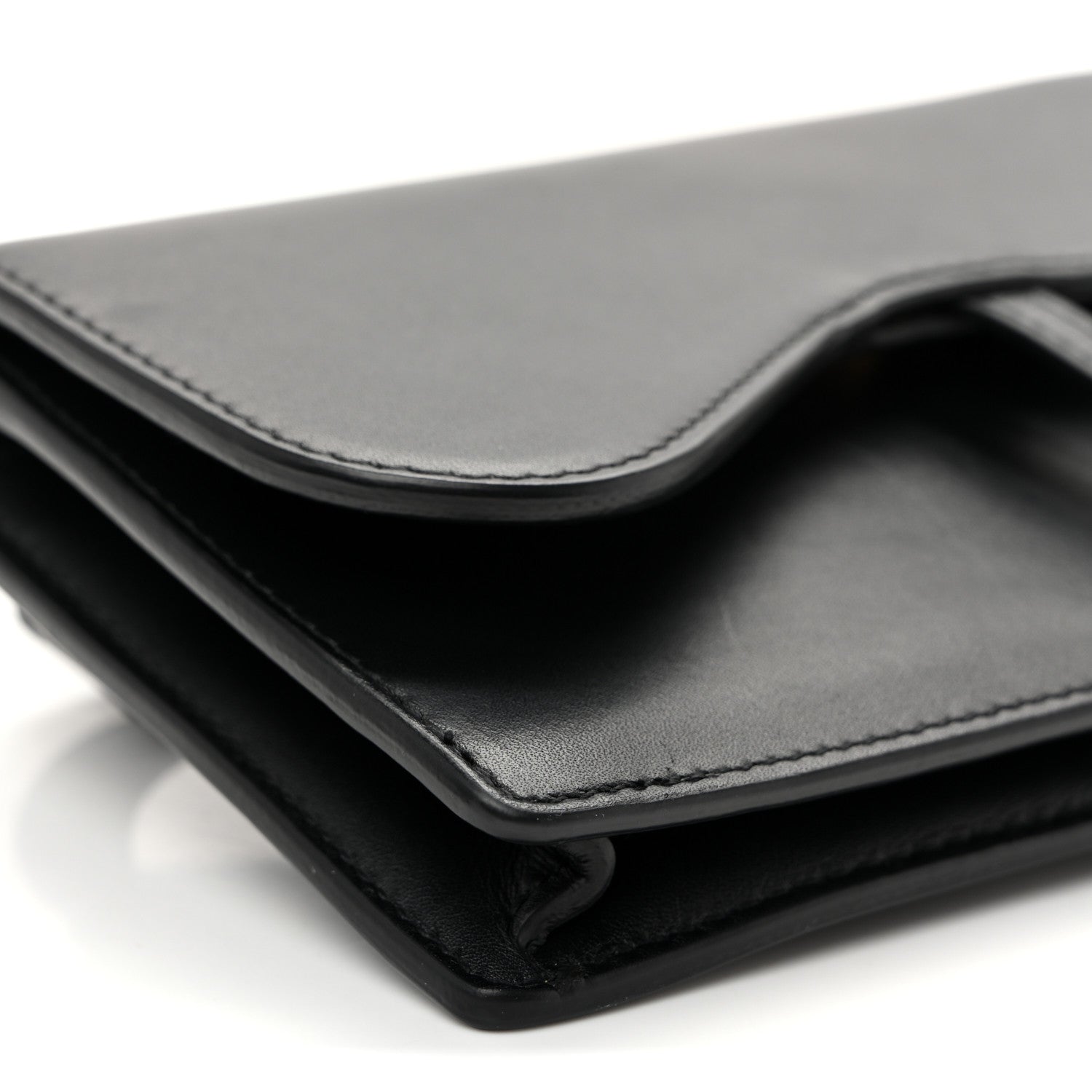 Christian Dior Calfskin Saddle Belt Bag Black 9 of 10