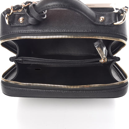 Chanel Caviar Quilted Medium CC Filigree Vanity Case Black 5 of 10