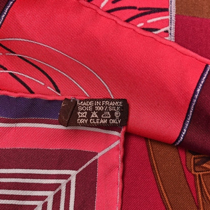 Hermes Silk Jersey Carre En Carres Scarf 90 4 of 9