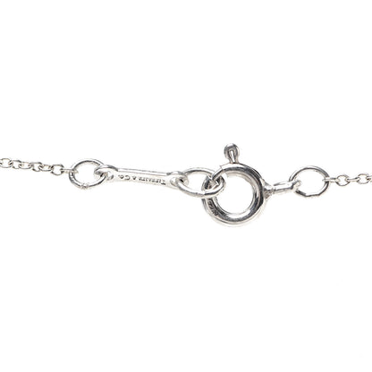 Tiffany Sterling Silver 20mm Elsa Peretti Bean Pendant Necklace 5 of 6