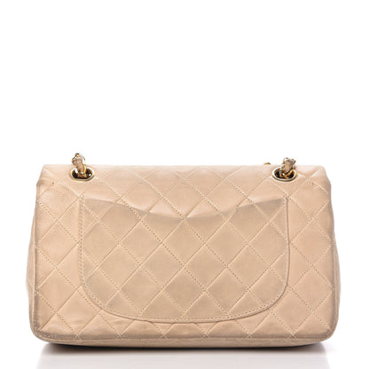 Chanel Lambskin Quilted Small Double Flap Beige 14 of 16