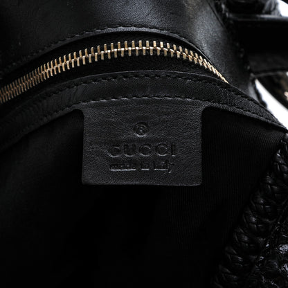 Gucci Python Large Horsebit Chain Hobo Black 6 of 6