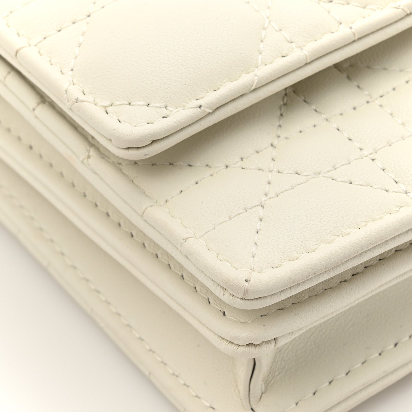 Lambskin Cannage Mini My Dior Bag Latte