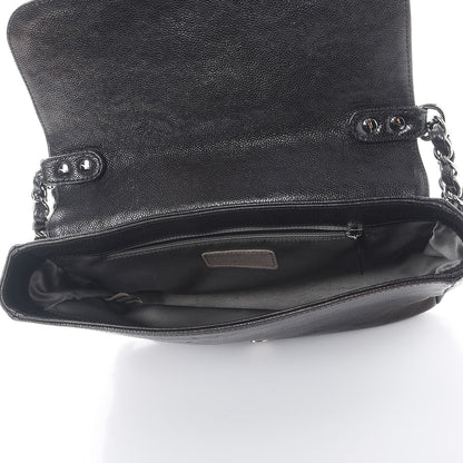 Chanel Metallic Glazed Caviar Small Pocket In The City Shoulder Bag Bronze 5 of 10