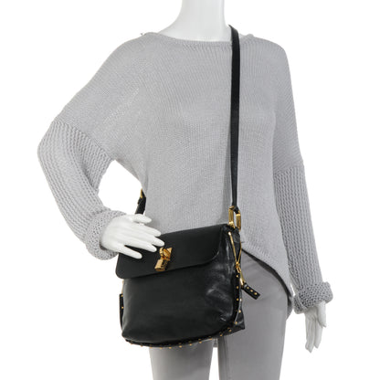 Marc Jacobs Lambskin Paradise Baxter Messenger Black 2 of 9