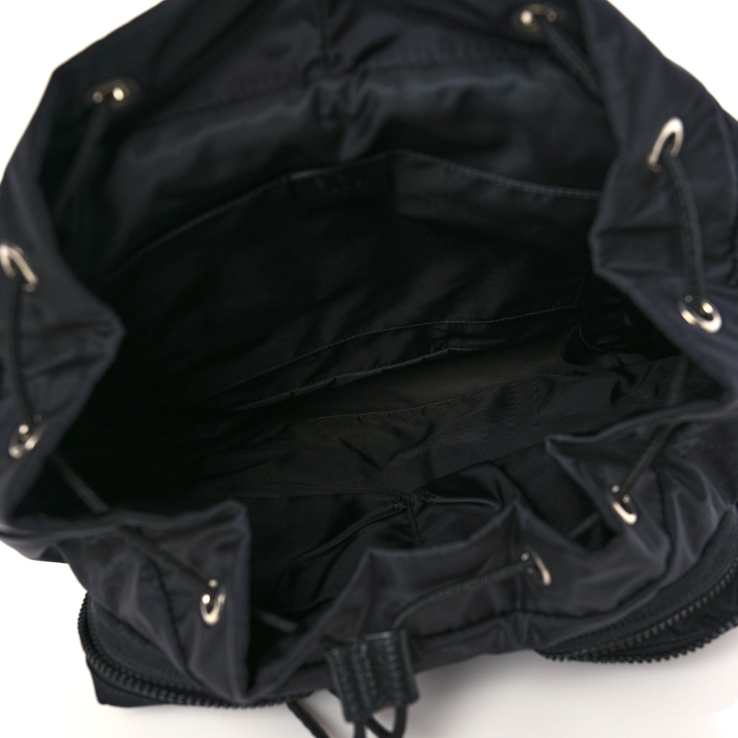 Nylon Monogram Medium Light Single Buckle Backpack Black