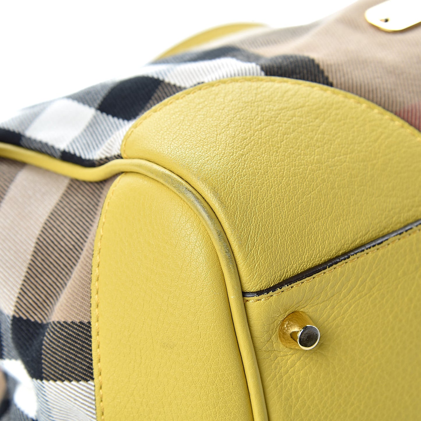 House Check Small Canterbury Tote Yellow