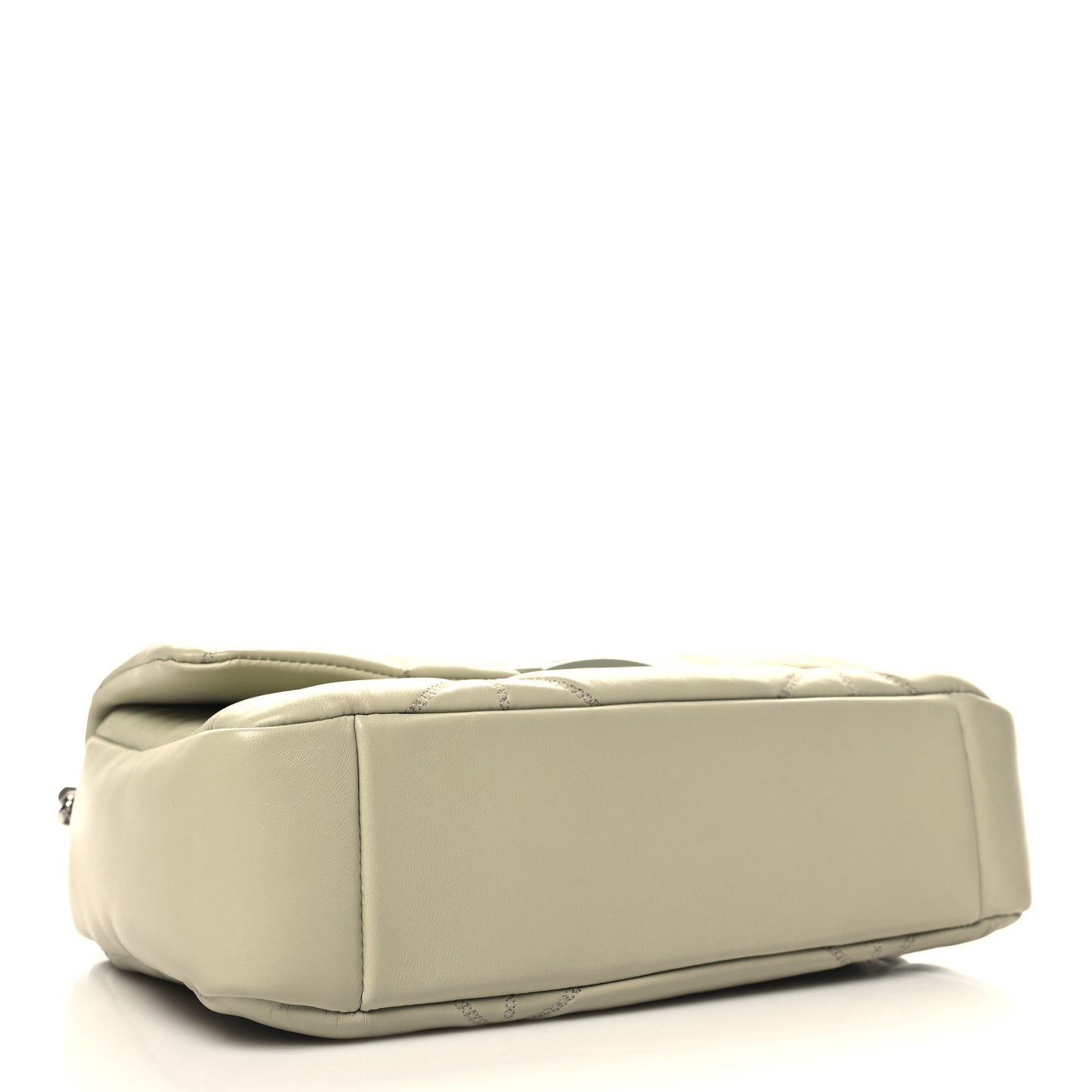 Lambskin Cloud Quilted Travia Shoulder Bag Alfalfa