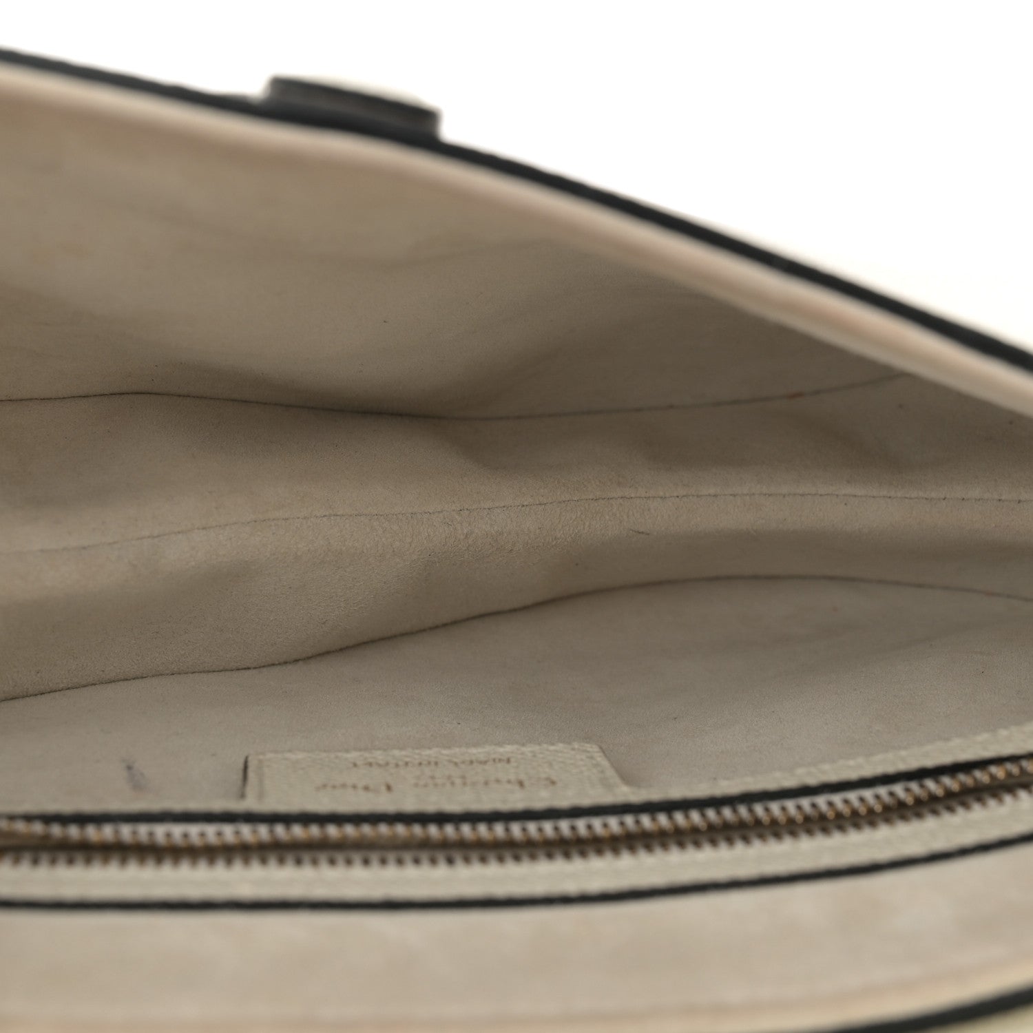Christian Dior Grained Calfskin Saddle Bag White 5 of 13