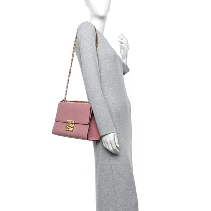 Gucci Guccissima Signature Medium Padlock Shoulder Bag Rose Baby Candy 2 of 12
