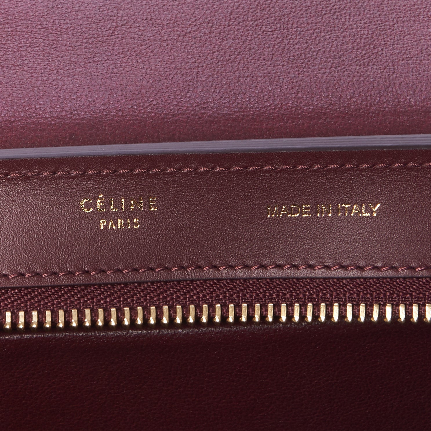 Celine Bullhide Calfskin Grained Nubuck Small Tri-Color Trapeze Medium Chamois 7 of 7