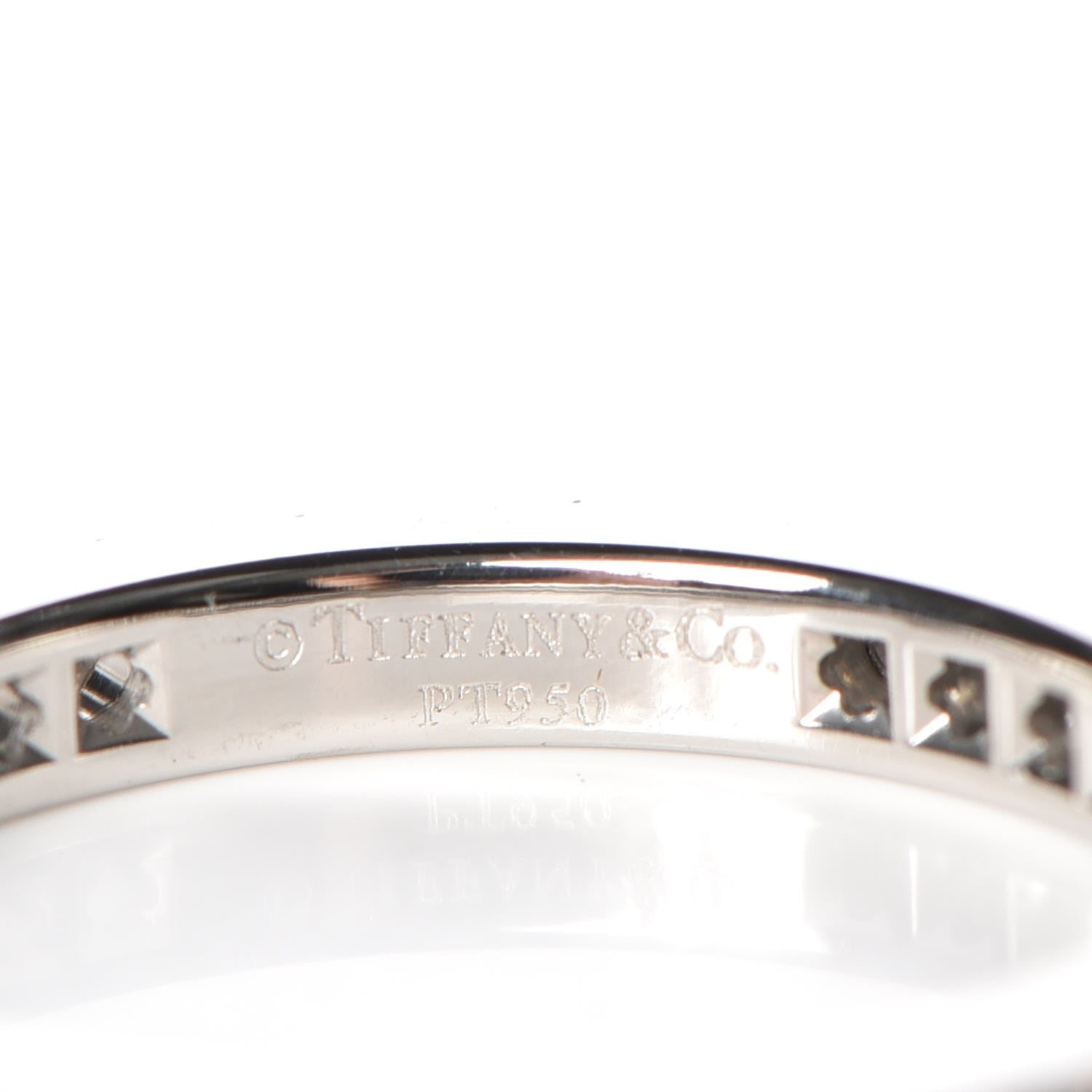 Tiffany Platinum Diamond Legacy Ring 4.25 2 of 4