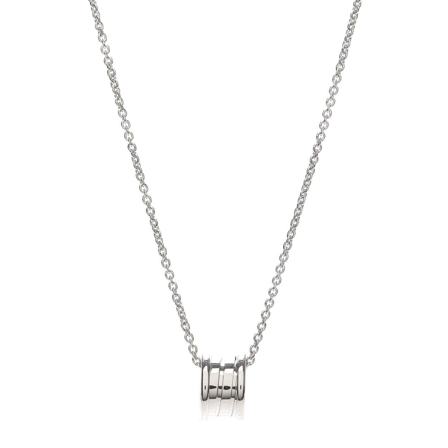 18K White Gold B.Zero1 Pendant Necklace