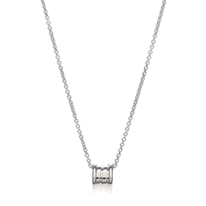 Bulgari 18K White Gold B.Zero1 Pendant Necklace 1 of 5