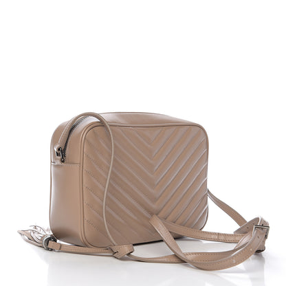 Saint Laurent Calfskin Matelasse Monogram Lou Camera Bag Dusty Grey 2 of 9