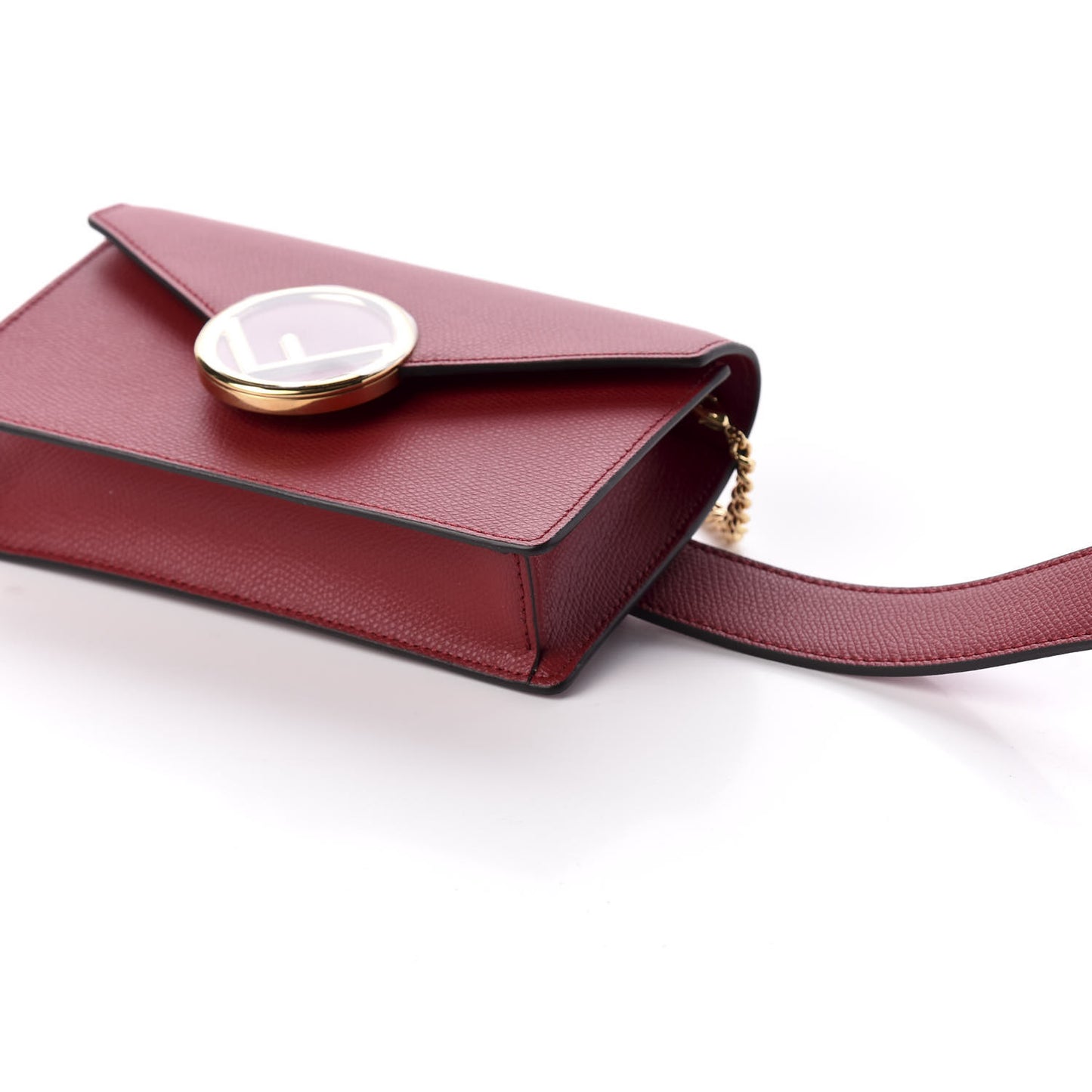 Vitello Liberty Lucido F is Fendi Envelope Belt Bag Fragola