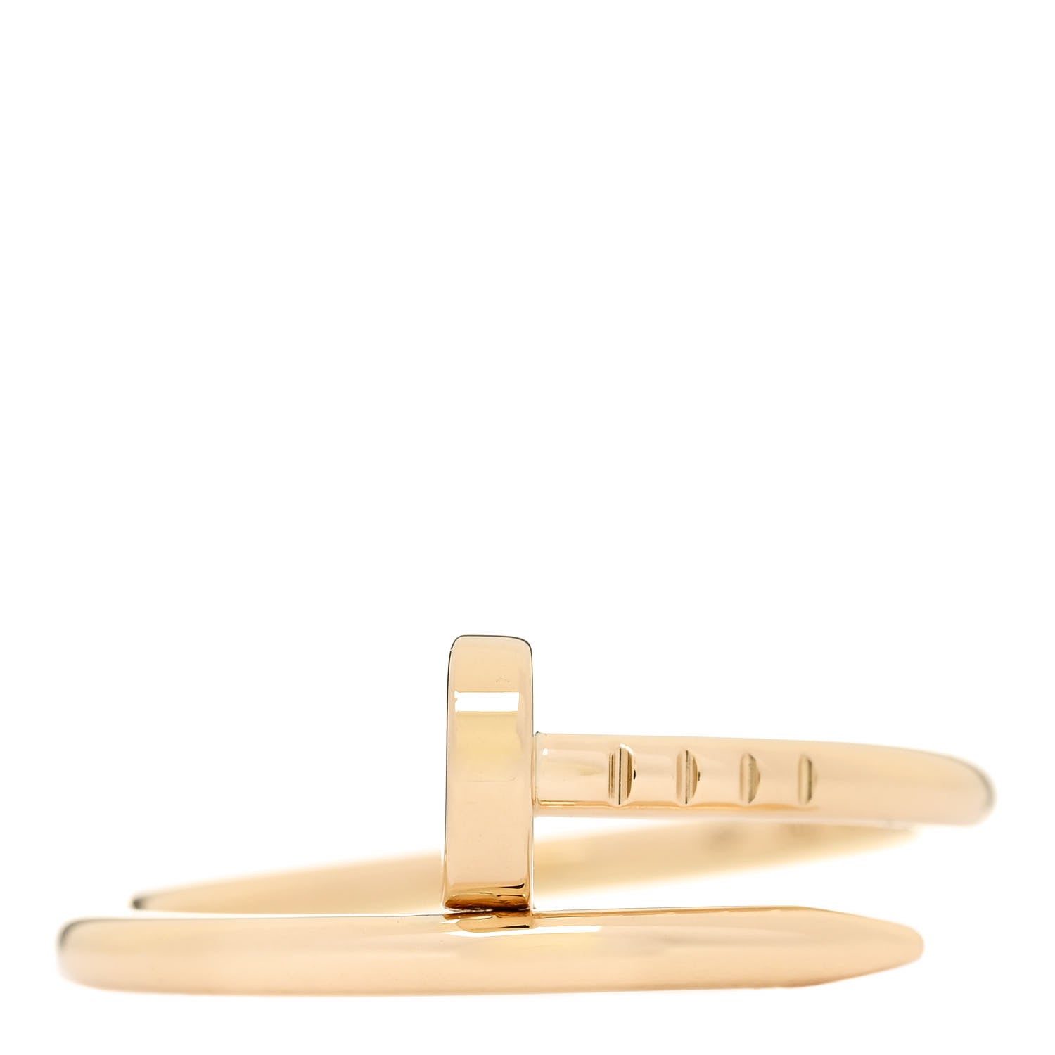 Cartier 18K Yellow Gold Small Juste Un Clou Ring 53 6.25 1 of 4