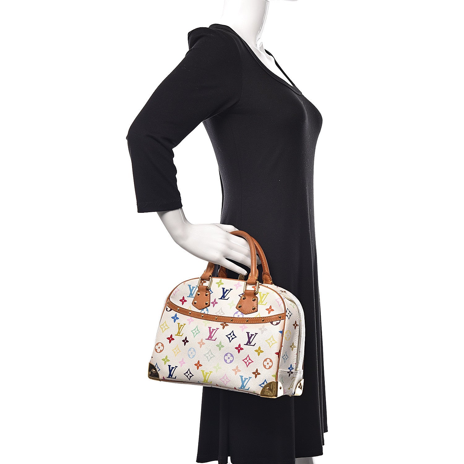Louis Vuitton Monogram Multicolor Trouville White 2 of 15