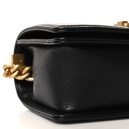 Chanel Caviar Quilted Small Boy Flap Black 9 of 10