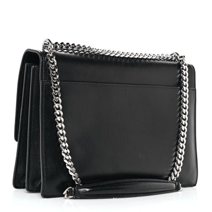 Saint Laurent Calfskin Medium Monogram Sunset Black 3 of 10