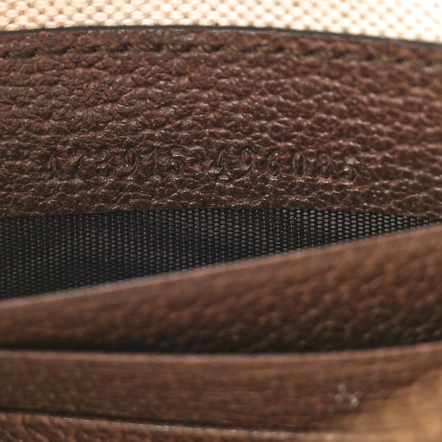 Gucci GG Supreme Monogram Courrier Embroidered UFO Pouch 7 of 9