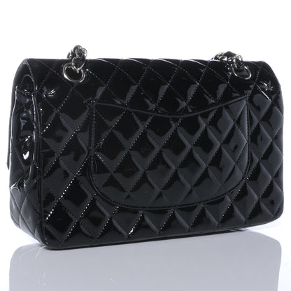 Chanel Patent Medium Double Flap Black 3 of 8